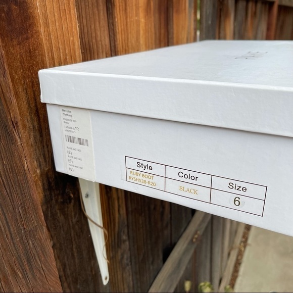 RAYE Ruby Boot in Black Size 6 Thigh High Wedge Pointed Toe SOLD OUT Revolve - Picture 6 of 6